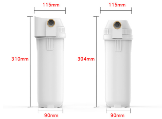 10 inch filter bottle (white bottle)