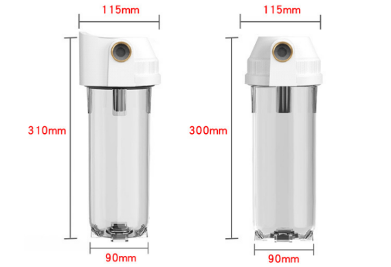 10 inch filter bottle (transparent bottle)